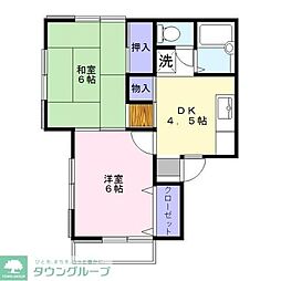 ドルフ・サン・I 2Kの間取図画像