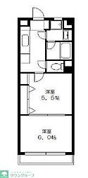 ドエリング東戸塚 2Kの間取図画像