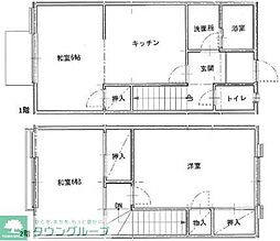 ヴェルドナールA 3DKの間取図画像