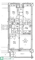 キャメロット上永谷 3LDKの間取図画像