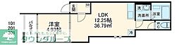 GRADUS辻堂 1LDKの間取図画像