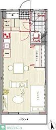 ニュー鵠沼マンション ワンルームの間取図画像
