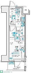 デュオステージ藤沢 ワンルームの間取図画像