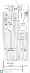 プラハ湘南藤沢ブリエ 1LDKの間取図画像