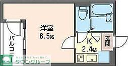 テラスみその台 1Kの間取図画像