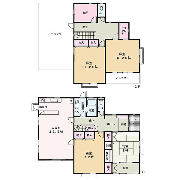 間取りを拡大表示