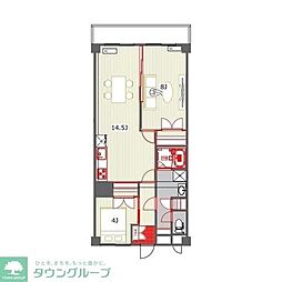 ソフトタウン向ヶ丘 2LDKの間取図画像