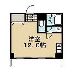 ラ・レジダンス・ド・鷺沼 ワンルームの間取図画像
