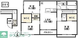 FourSeasons Terrace 3LDKの間取図画像