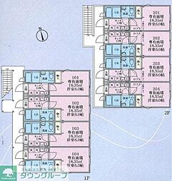 多摩美レジデンス 1Kの間取図画像