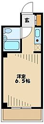 ジョイフル百合ヶ丘 1Kの間取図画像