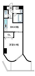 グランシャリオ 1DKの間取図画像