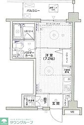 アプレパークス百合ヶ丘 1Kの間取図画像
