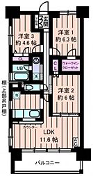 フォレストフローラ 2SLDKの間取図画像