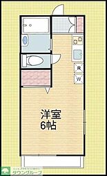ドルチェ生田 ワンルームの間取図画像