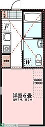 アザーレ・Y 1Kの間取図画像