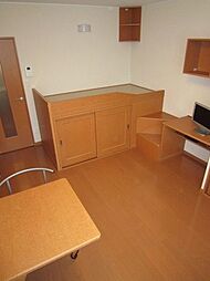 東武小泉線 西小泉駅 3.4kmの賃貸アパート 1階1Kのリビング/ダイニング