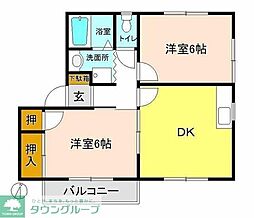 間取図画像 2DK