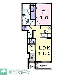 ｐａｓｏ　ａ　ｐａｓｏ 1階1LDKの間取り