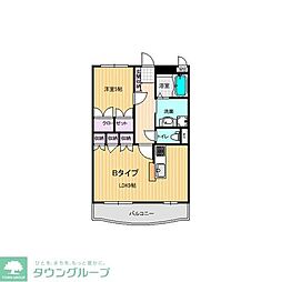 エスプリ 1LDKの間取図画像