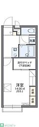 レオパレスオム 1Kの間取図画像