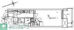 ジュエルコート熊谷2 1Kの間取図画像