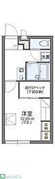 レオパレスKAMELEO2 1Kの間取図画像