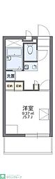レオパレスA・T・H2 1Kの間取図画像