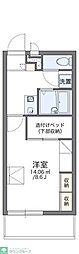 レオパレスセカンド 1Kの間取図画像