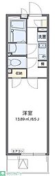 レオネクスト北鴻巣2 1Kの間取図画像