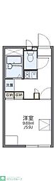 レオパレスウィル 1Kの間取図画像