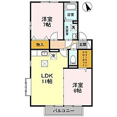 物件の間取り