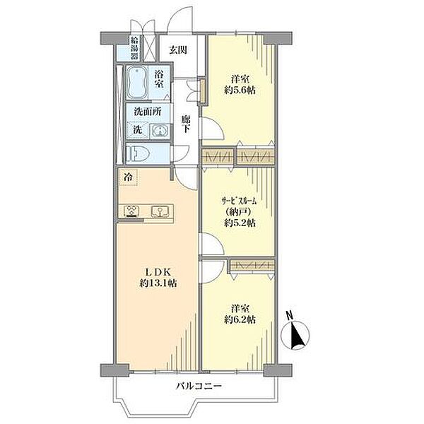 間取りを拡大表示