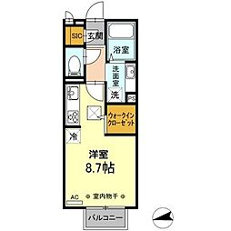 ステラ ワンルームの間取図画像