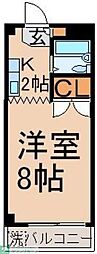 ハイツ榎本 1Kの間取図画像