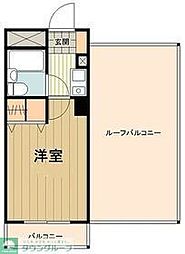 ライオンズマンション八王子第6 ワンルームの間取図画像