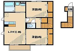 レジナ・K1 2LDKの間取図画像