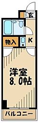 ＴＩＳマンション堀之内 1階1Kの間取り