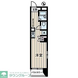 宮崎ビル ワンルームの間取図画像