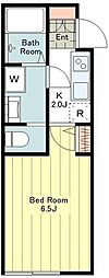 ソフィアエヌ子安町 1Kの間取図画像