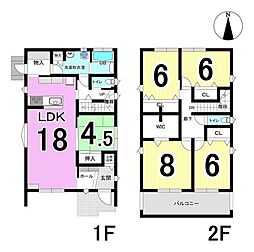 北方町北方II　A棟　全2棟　新築戸建