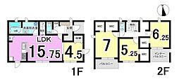 岐阜市鷺山東1丁目　1号棟　全2棟　新築戸建