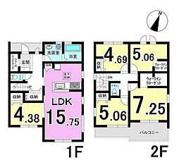 岐阜市島田 2号棟 全3棟 新築戸建