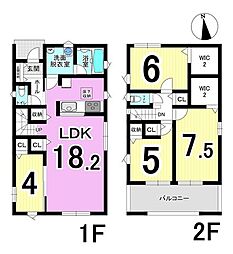 岐阜市菅生 第5 1号棟 全2棟 新築戸建