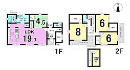 大垣市安井小 3号棟 全3棟 新築戸建