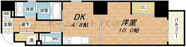 ボーベル南船場 ｜大阪府大阪市中央区南船場1丁目(賃貸マンション1DK・11階・40.20㎡)の写真 その2