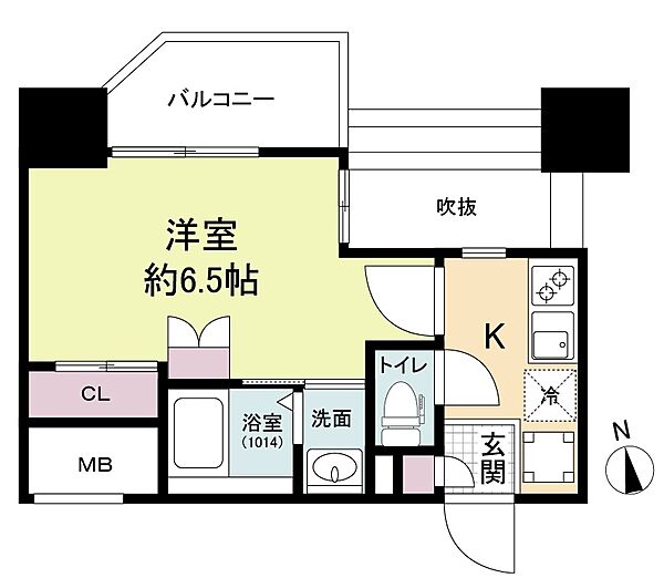 セレニテ難波グランデシュッド ｜大阪府大阪市浪速区桜川1丁目(賃貸マンション1K・2階・22.15㎡)の写真 その2