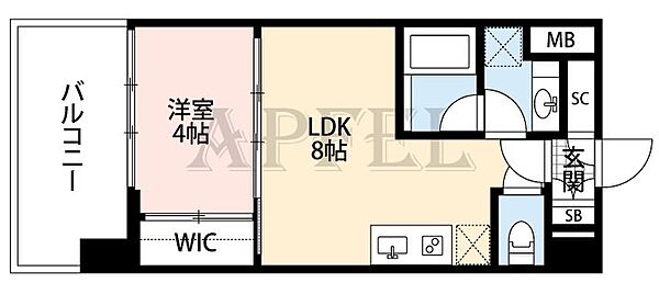 ブエナビスタ梅田ノース ｜大阪府大阪市北区豊崎6丁目(賃貸マンション1LDK・2階・29.64㎡)の写真 その2