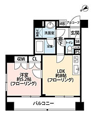 ジェイパーク代々木 1LDKの間取図画像