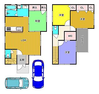 間取り：完成予想図